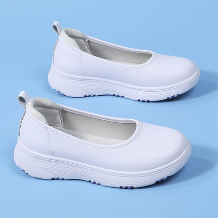 Ready Stock Nurse Shoes for Women, Summer Soft-Soled Breathable Slip-Ons That Don'T Tire Your Feet, Hospital Work Shoes, Black, Wholesale, Cross-Border Shipping