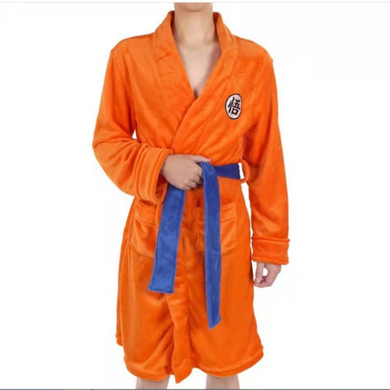 Spot Flannel Sun Wukong Cospiay Amazon Wish Hot-Selling Nightgown Home Clothes Wukong Bathrobe Pajamas