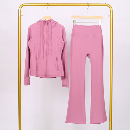 Lulu Df Stand-Up Collar Jacket Short Coat Tight-Fitting Stand-Up Collar Stretch Jacket with Gold Zipper Fitness Yoga Wear