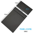 Black set: Flat +2 hole coasters