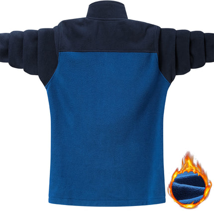 Autumn and winter outdoor stand collar fleece coat for men and women polar fleece couple sweater jacket jacket jacket liner wholesale