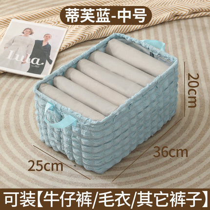 New Cloud Bubble Storage Box Home Wardrobe Artifact Student Clothes Storage Fit Box Dormitory Storage Good