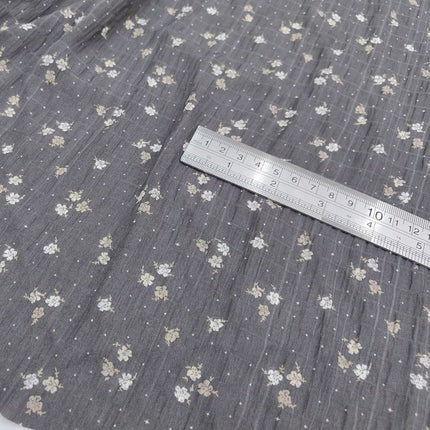 Bubble Plaid Small Floral Printed Fabric Women's and Children's Clothing Skirt Dress Soft Fabric 2025 Spring and Summer New Products