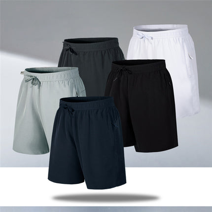 Men's Summer Quick-Dry Loose Five-Point Sports Casual Shorts Thin Cross-Border Ice Silk Beach Shorts Factory Direct Sale