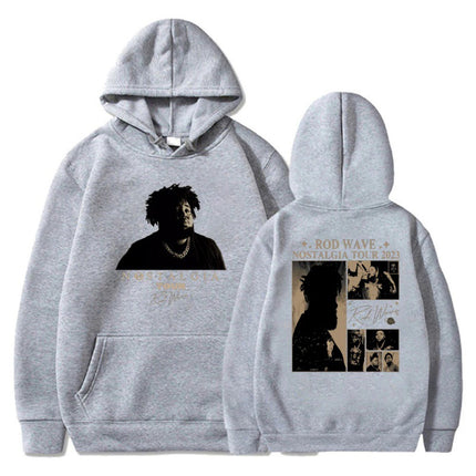 [Cross-border European Code] Rod Wave Merch 2023 Nostalgia Tour Hoodie