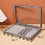 Glacier wood grain four-in-one jewelry box 