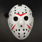 Red and White Jason Mask