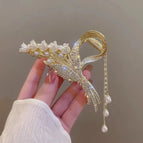 Tassel flower style-gold