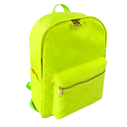High quality simple backpack in stock waterproof backpack leisure bag large capacity school nylon storage bag