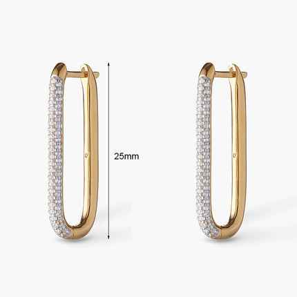 Amazon, International Station, Temu, Shein, European and American Cross-Border Popular Luxury Zircon Earrings and Earrings Wholesale