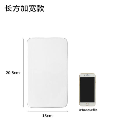 Ceramic Cake Plate Pure White Square Plate Dessert Display Dish Baking Tableware Buffet Round Swing Plate Long Square Plate