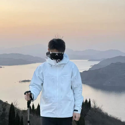 Niaojia Sv7 Outdoor Hardshell Windproof and Waterproof Jacket for Men and Women, down Liner Jacket, Workwear with Custom Printed Logo