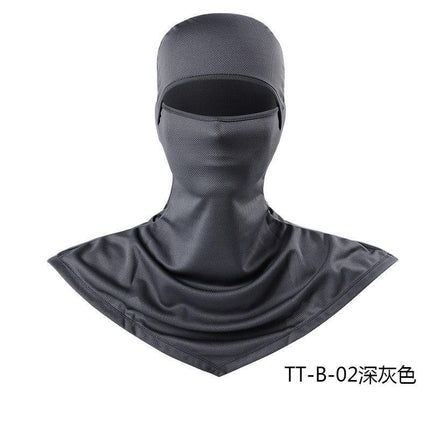 Summer Fishing Full Face Sun Protection Mask Outdoor Dustproof and Anti-Uv Hood Breathable Quick-Drying Sweat-Absorbent Cycling Hood