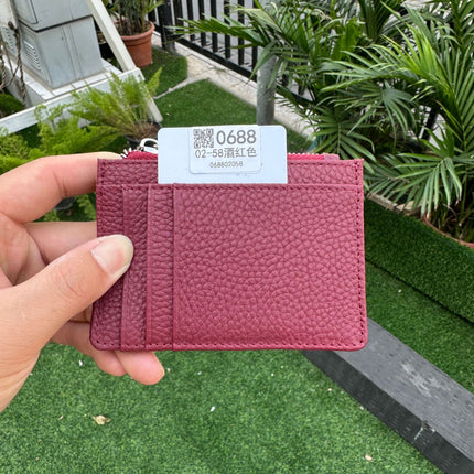 Double-sided Driver's License Multi-card Slot Genuine Leather Zipper Card Bag Top Layer Cowhide Men's Thickened Light Luxury Women's Small Coin Purse Case