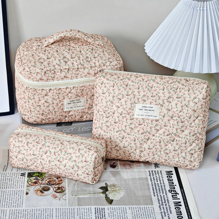Large-Capacity Partitioned Makeup Bag, High-End Portable Storage Bag, Wholesale in Stock, Exclusively for Cross-Border Sales, Supports Labeling and Dropshipping