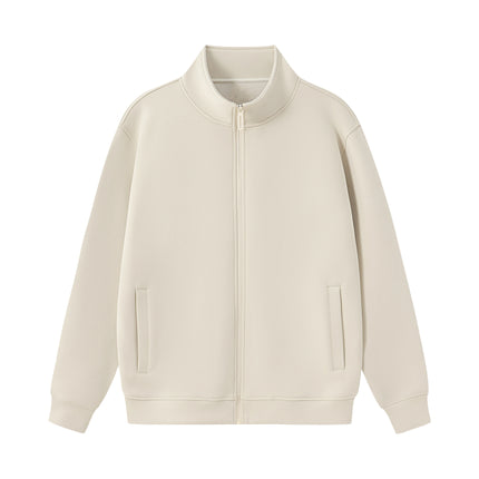 Spring and Autumn Stand Collar Zipper Sweatshirt with Logo Embroidery, Direct Printing, Silk Screen Printing, Heat Transfer Class Uniform, Workwear Cardigan Jacket