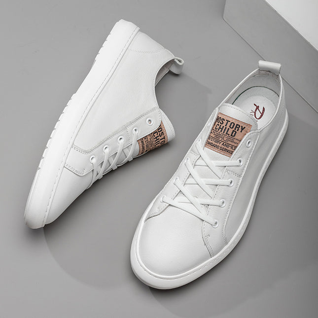 Factory direct supply fashion White shoes men's new board shoes fashion men's casual shoes European station men's shoes wholesale