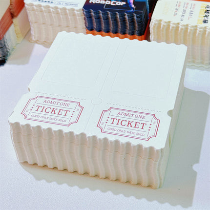 TICKET retro ticket stub reversed light and shadow photo ticket stub box blank ticket stub homemade light and shadow photo in stock