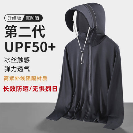 Cross-border Wholesale New Sun Protection Clothing Men's and Women's Upgraded Outdoor Sports Sun Protection Clothing Ice Silk Pants Quick-drying Clothes