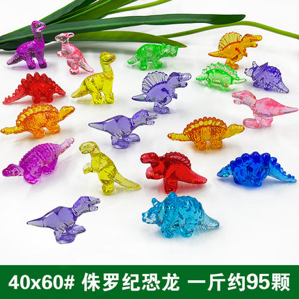 Crystal Children's Diamond Dolphin plastic gem colorful princess play house game archaeological digging gem game toy