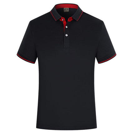 Catering Waiter Work Clothes T-Shirt Hot Pot Milk Tea Fast Food Supermarket Hotel Barbecue Restaurant Work Clothes Short-Sleeved Printing