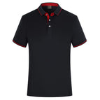 Black red edge short sleeves / S