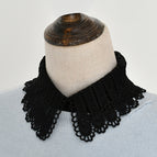 crochet lace black