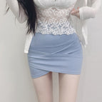sky blue / Free size