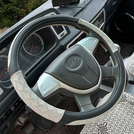 Steering Wheel Cover for Passenger Cars, Buses and Trucks, Non-Slip and Comfortable for All Seasons, Outer Diameter 39 40 41 42 45cm