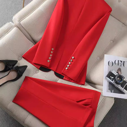 New Orange Professional Small Suit Jacket High-grade Suit suit Suit Spring and Autumn Short Skirt Small Hugh