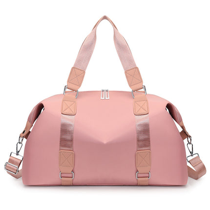 Fashionable Casual Portable Shoulder Bag with Wet and Dry Separation, Breathable Large Capacity Business Trip Travel Fitness Sports Luggage Bag Trendy