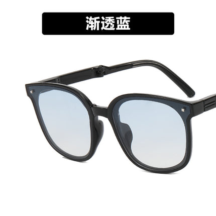 Folding Sunglasses Pocket Air Cushion Sunglasses Women's Sun Protection Glasses 2022 Anti-Uv Sunglasses Men's Driving Trend