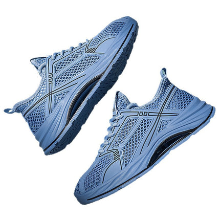 Men's Spring and Summer Low-Cut Trendy Versatile Mesh Sneakers Outdoor Casual Comfortable Breathable Slip-On Shoes