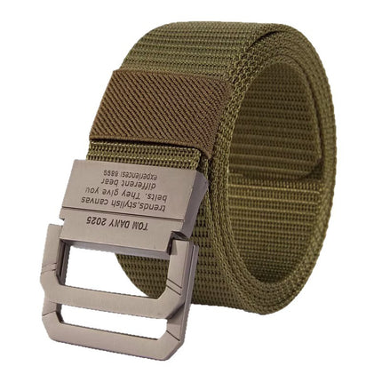 【Cross-Border Dropshipping】Casual Versatile Men's Leather Belt, Thickened Military Training Student Versatile Belt for Pants