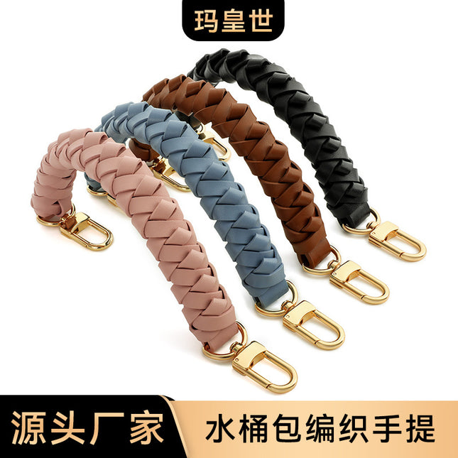 Mahuangshi MHS-C-31 for Neoeoe Solid Color Woven Handbag Handbag with Strap Decorative Handbag