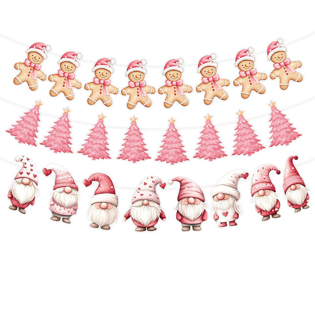 Christmas Party Decoration Flag Garland Banner Pendant Set / Décoration Noël Drapeau Guirlande Bannière Pendentif