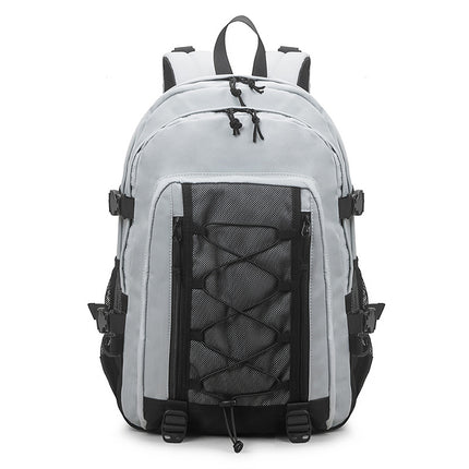 Fashionable Korean-Style Waterproof Backpack for Elementary, Middle, and High School Students, Multifunctional, Large-Capacity Computer Bag, School Bag, Spine-Protecting, Lightweight