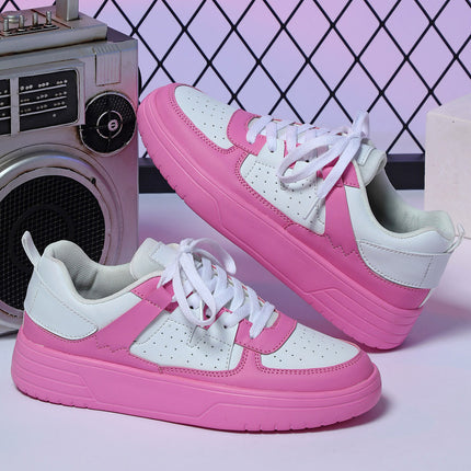 Korean-style Trendy Thick-soled Skate Shoes for Couple Casual sneaker Fashion All-match Outdoor Fashionable Soft-soled Comfortable School Shoes