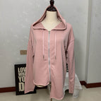Pink cotton zipper / S