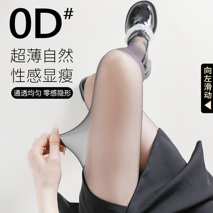 Source 0D STockings for Women, High-Transparency T-level Black STockings for Women, Spring anD Summer Thin AnTi-snagging Bare Legs, Sexy Black Flesh Delivery