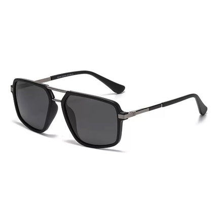 Double-Beam Large-Frame Polarized Sunglasses for Men 2025 New Anti-Uv Driving Sunglasses Can Be Equipped with Myopia