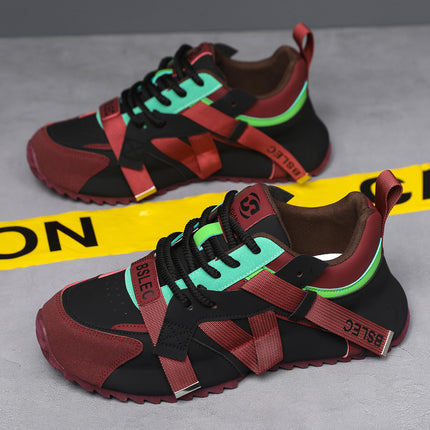 European Trendy Men's Shoes, Autumn 2026 New Model, Thick-Soled Height-Increasing Dad Shoes, Internet Celebrity Hot-Selling Sports Casual Shoes