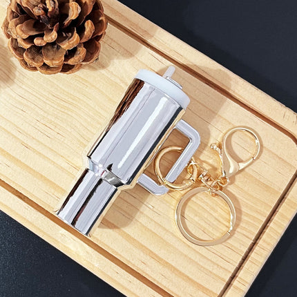 Cross-border New Product Stanley Stanley Keychain Pendant Ice Cup Keychain Can Hold Lipstick Backpack Hanging