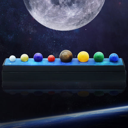 Cat's Eye Stone Eight Planets of the Solar System Universe Galaxy Interstellar Planet Popular Science Education Cognitive Ornaments