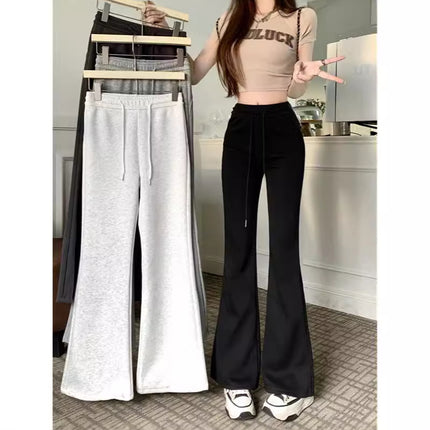 Cross-Border American Style 2026 Spring and Autumn New Flared Yoga Pants, Sweatpants, Bootcut Pants, High-Waisted Floor-Length Pants for Women
