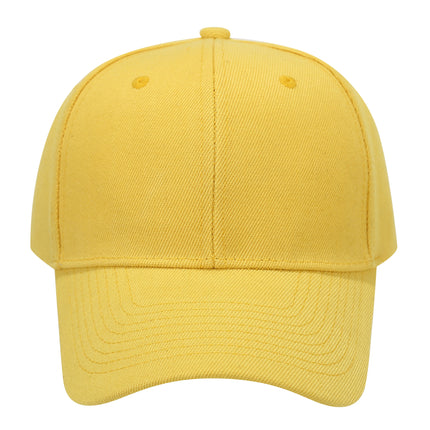 Cross-Border Amazon Hot-Selling Spring Green Six-Panel Baseball Cap with Solid Color, Logo Embroidery, and Adjustable Copper Buckle