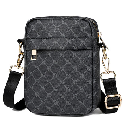 Cross-border Trendy Men's Small Satchel Portable Mini Printed Casual Shoulder Bag Lightweight Storage Bag Outgoing Crossbody Bag