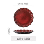 10inch curved edge plate