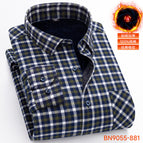 Bn9055-881winterfleece-linedheattechshirtmen's shirt / 39
