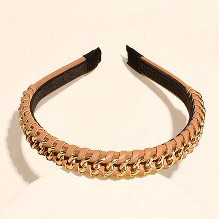 2023 New High-end Sense Hair Clip Hair Hoop Female Elegant Internet Celebrity Face Wash Hair Hoop Simple Non-slip Toothed Hair Accessories